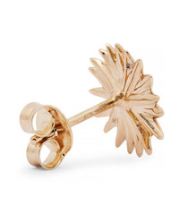 Aurelie Bidermann 18 Karat Gold Rhodolite Garnet Earring