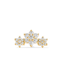 Maria Tash Flower Garland 18 Karat Gold Diamond Earring