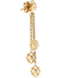 Buccellati Opera 18 Karat Gold Diamond Earrings