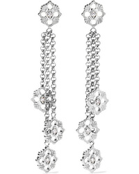 Buccellati Opera 18 Karat White Gold Diamond Earrings