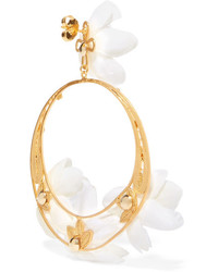 Mallarino Suzanna Gold Vermeil And Silk Earrings