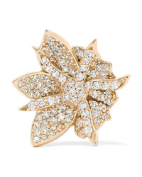 Meadowlark Wildflower 9 Karat Gold Diamond Earring