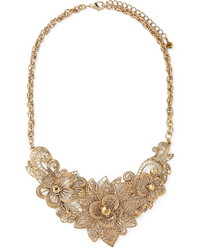 Forever 21 Floral Filigree Cutout Necklace