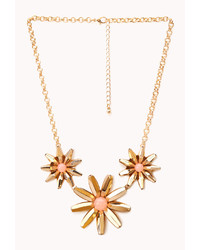 Forever 21 Simply Stated Floral Necklace