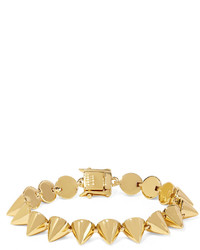 Eddie Borgo Cone Gold Plated Bracelet One Size