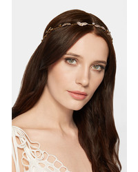 Jennifer Behr Eloise Gold Tone Crystal Headband One Size