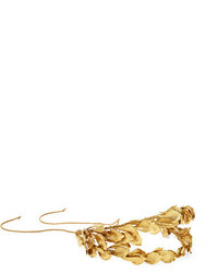 Jennifer Behr Lotus Petal Gold Plated Headband One Size