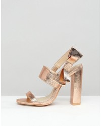 Missguided Bow Side Heeled Sandal
