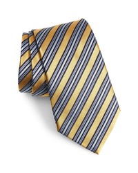 Gold Horizontal Striped Tie
