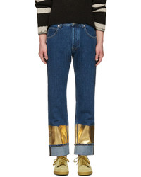 Loewe Indigo Gold Hem Jeans