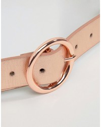 Asos Tipped End Circle Buckle Jeans Belt