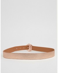 Asos Tipped End Circle Buckle Jeans Belt
