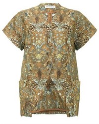 Vika Gazinskaya Tailored Brocade Kimono Jacket