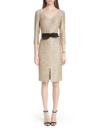 St. John Collection Glamour Sequin Knit Dress