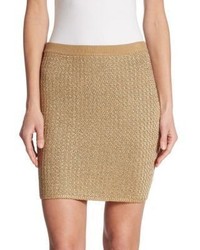 Gold Knit Skirt