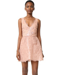 Monique Lhuillier Sleeveless Structured Dress