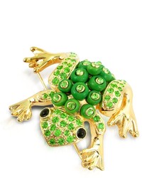 A-Z Collection Az Collection Green Frog Brooch