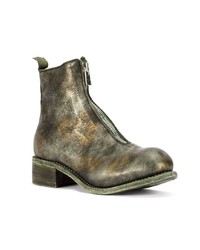 Guidi Distressed Zipped Boots