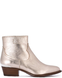Buttero Metallic Ankle Boots