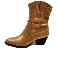 C Label Metallic Cowboy Boots