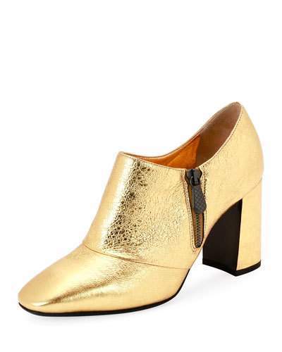 gold bootie