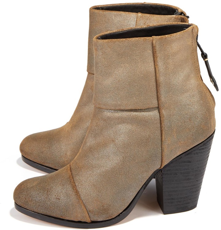 rag and bone gold boots