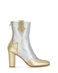 Kalda Silver Gold Lou 95 Leather Boots