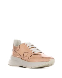 Alexander McQueen Reflective Lace Up Sneakers