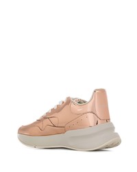 Alexander McQueen Reflective Lace Up Sneakers