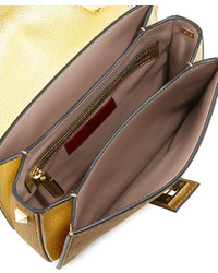 Valentino B Rockstud Metallic Shoulder Bag