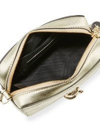 Rebecca Minkoff Mab Leather Camera Bag Gold