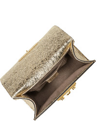 Gucci Padlock Small Metallic Shoulder Bag Gold