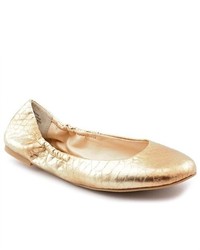 Boutique 9 Augie Gold Patent Leather Ballet Flats Shoes