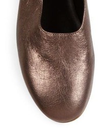 Vince Maxwell Leather Ballet Flats