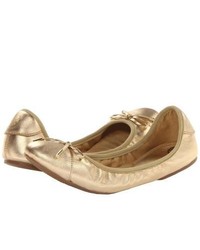 MICHAEL Michael Kors Michl Michl Kors Mk City Ballet Shoes Gold Metallic Nappa