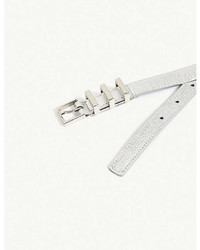 Sandro Ariane Metallic Leather Belt