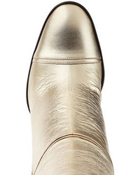 Marc Jacobs Metallic Leather High Boots