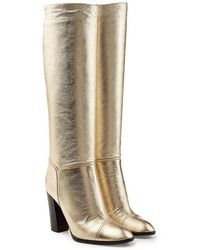 Marc Jacobs Metallic Leather High Boots