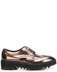 Raparo Chunky Sole Metallic Brogues