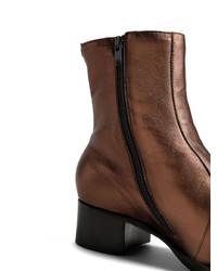 DSQUARED2 Metallic Effect Leather Boots