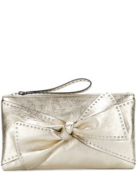 RED Valentino Bow Detail Clutch Bag