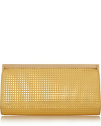 Jimmy Choo Camille Embossed Metallic Leather Clutch