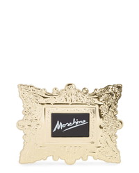 Moschino Faux Leather Frame Clutch