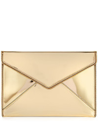 Rebecca Minkoff Leo Metallic Envelope Clutch Bag