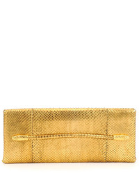 Tom Ford Metallic Python Serpent Bar Clutch Bag Gold, $3,190, Neiman  Marcus