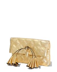 THE MARC JACOBS Sofia Loves The Metallic Leather Clutch