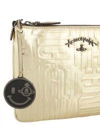 Vivienne Westwood Anglomania Turner Text Embossed Cross Body Bag