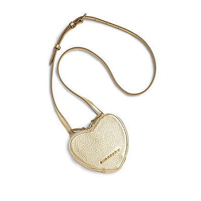Burberry Girls Leather Heart Shaped Crossbody Bag Gold | Where to buy & how to wear