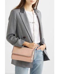 Stella McCartney Flo Iridescent Faux Brushed Leather Shoulder Bag