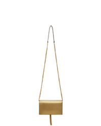 Saint Laurent Gold Small Kate Tassel Bag